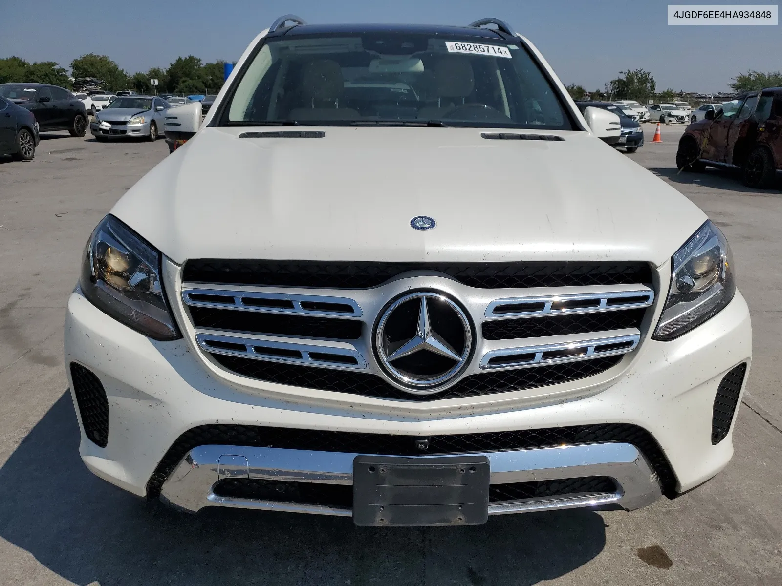 2017 Mercedes-Benz Gls 450 4Matic VIN: 4JGDF6EE4HA934848 Lot: 68285714