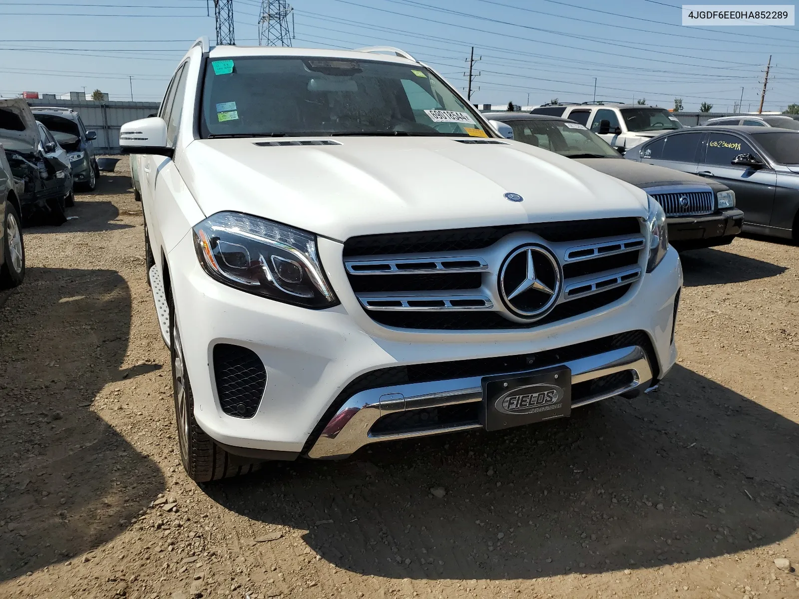 2017 Mercedes-Benz Gls 450 4Matic VIN: 4JGDF6EE0HA852289 Lot: 69018544