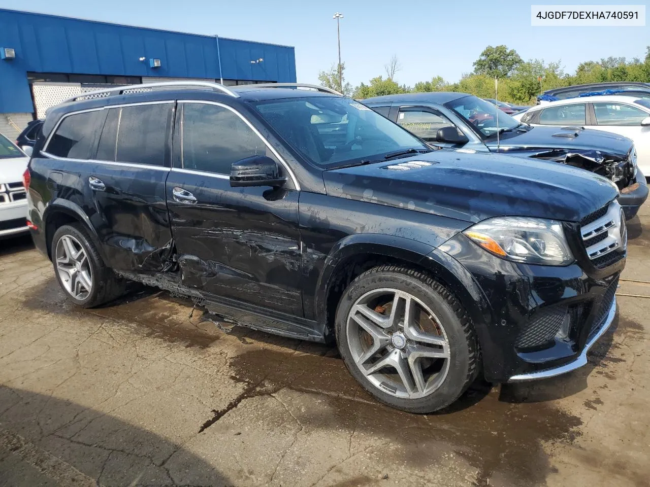 2017 Mercedes-Benz Gls 550 4Matic VIN: 4JGDF7DEXHA740591 Lot: 69821564