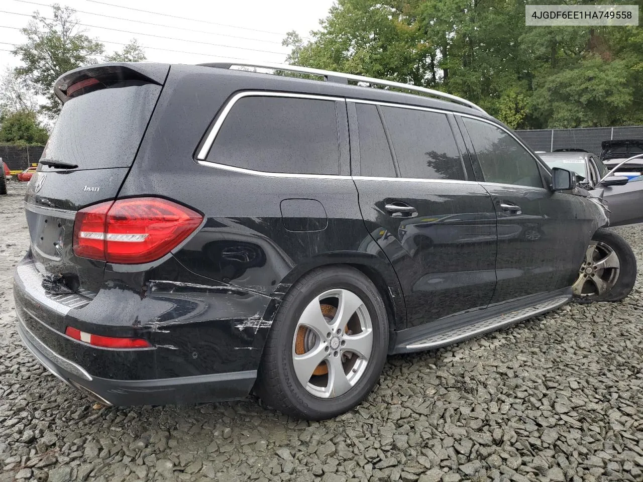 2017 Mercedes-Benz Gls 450 4Matic VIN: 4JGDF6EE1HA749558 Lot: 71782094