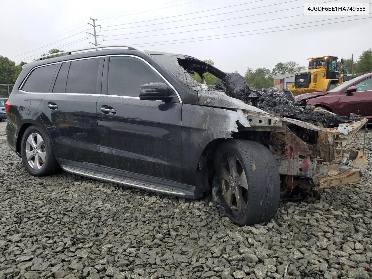 2017 Mercedes-Benz Gls 450 4Matic VIN: 4JGDF6EE1HA749558 Lot: 71782094