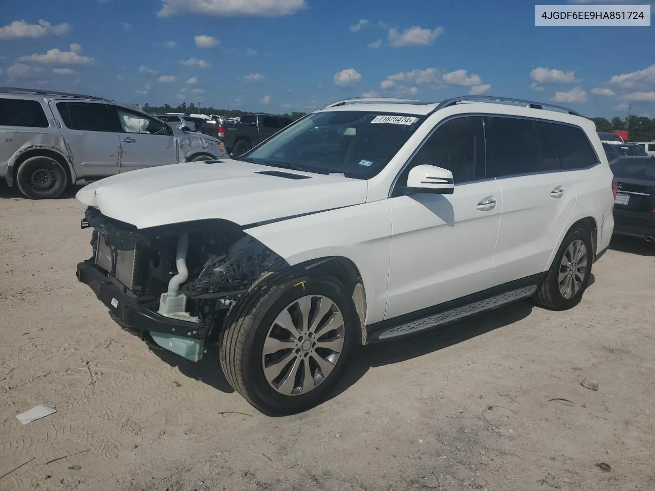 2017 Mercedes-Benz Gls 450 4Matic VIN: 4JGDF6EE9HA851724 Lot: 71825474