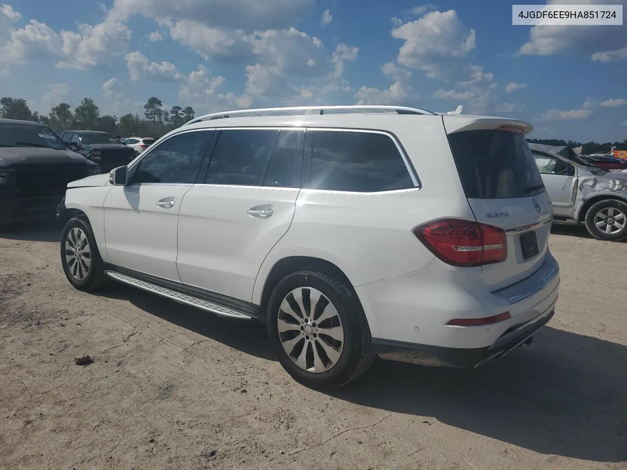 2017 Mercedes-Benz Gls 450 4Matic VIN: 4JGDF6EE9HA851724 Lot: 71825474