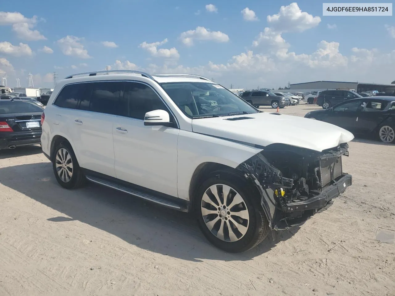 2017 Mercedes-Benz Gls 450 4Matic VIN: 4JGDF6EE9HA851724 Lot: 71825474