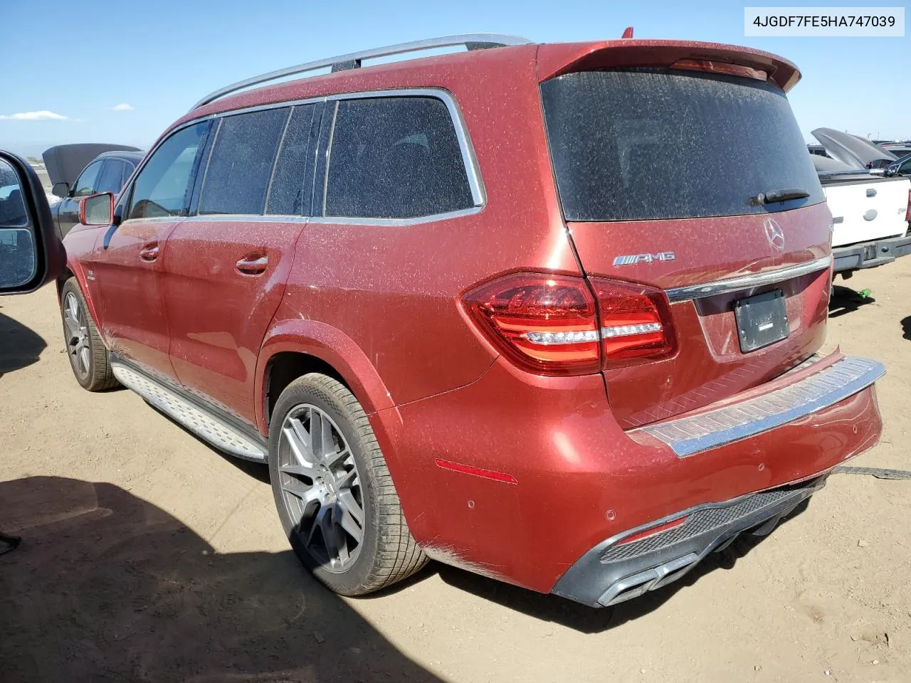 2017 Mercedes-Benz Gls 63 Amg 4Matic VIN: 4JGDF7FE5HA747039 Lot: 72268614