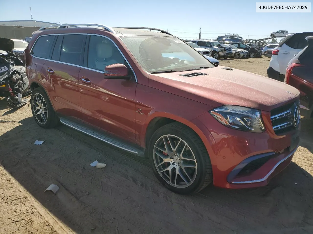 2017 Mercedes-Benz Gls 63 Amg 4Matic VIN: 4JGDF7FE5HA747039 Lot: 72268614