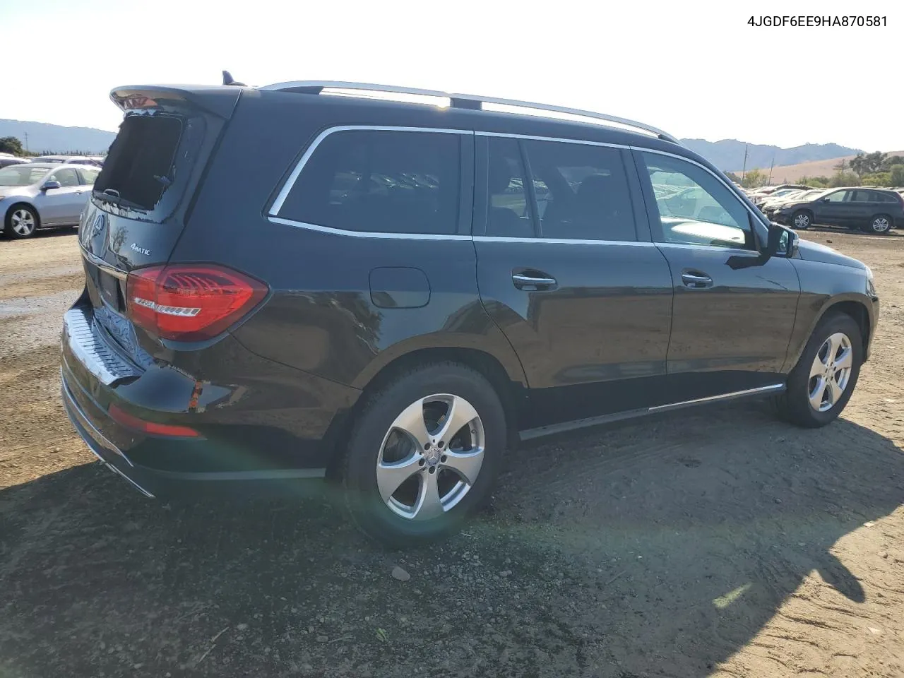 2017 Mercedes-Benz Gls 450 4Matic VIN: 4JGDF6EE9HA870581 Lot: 72291504