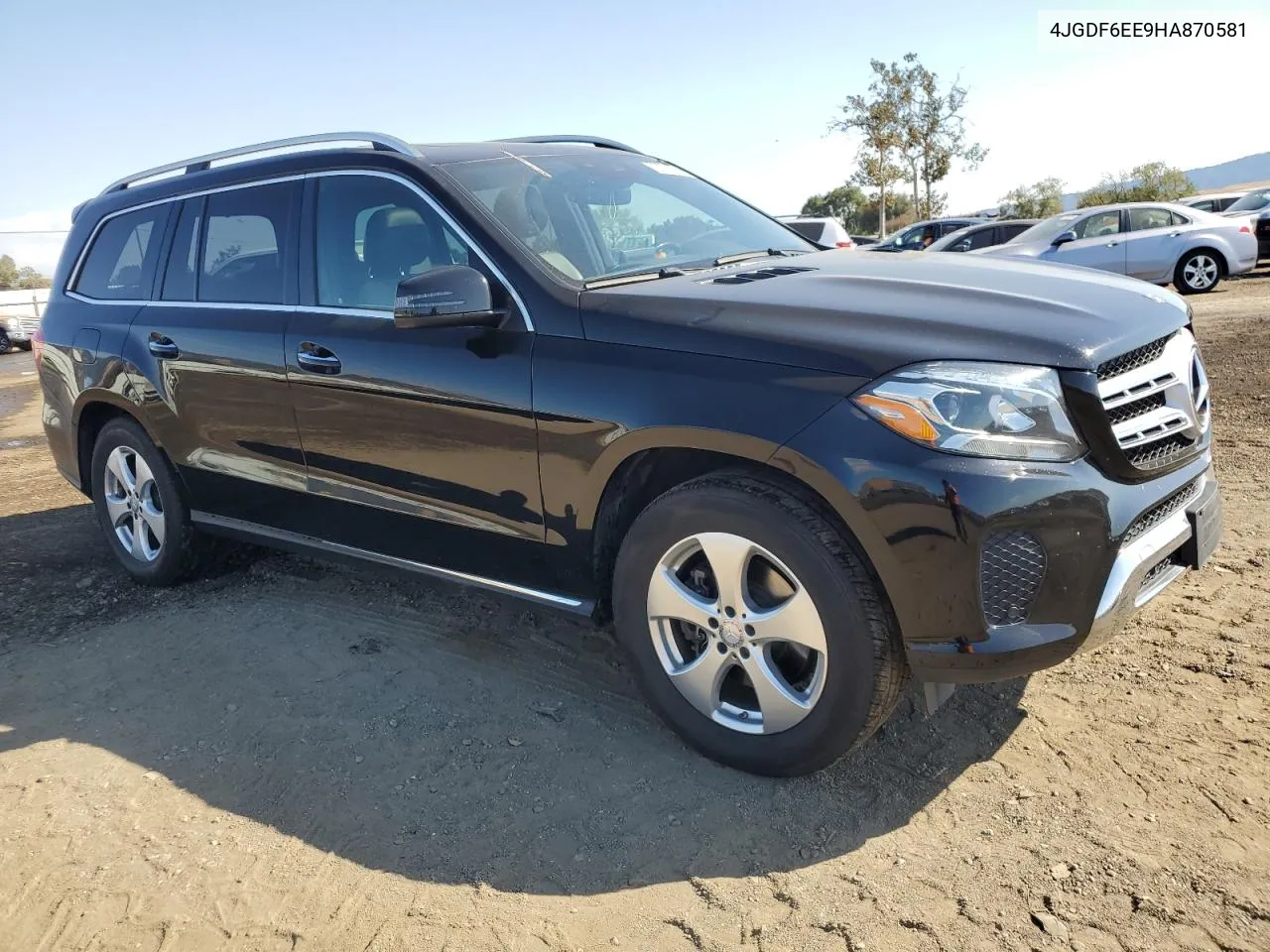 2017 Mercedes-Benz Gls 450 4Matic VIN: 4JGDF6EE9HA870581 Lot: 72291504