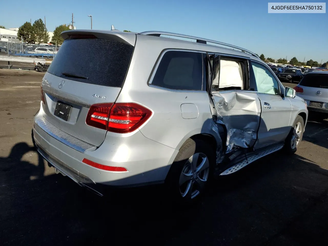 2017 Mercedes-Benz Gls 450 4Matic VIN: 4JGDF6EE5HA750132 Lot: 72408544