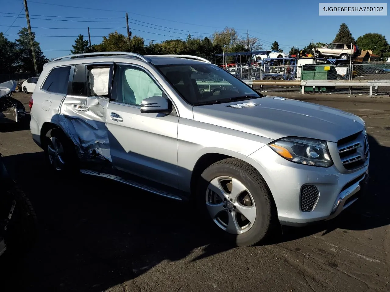 2017 Mercedes-Benz Gls 450 4Matic VIN: 4JGDF6EE5HA750132 Lot: 72408544