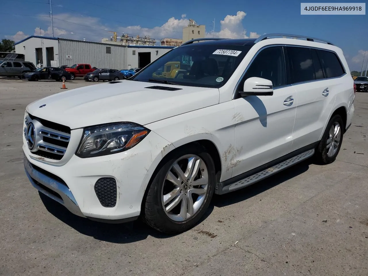 2017 Mercedes-Benz Gls 450 4Matic VIN: 4JGDF6EE9HA969918 Lot: 72507704