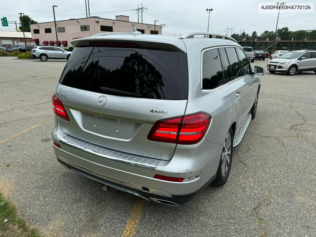 2017 Mercedes-Benz Gls 450 4Matic VIN: 4JGDF6EE0HA770126 Lot: 73092714