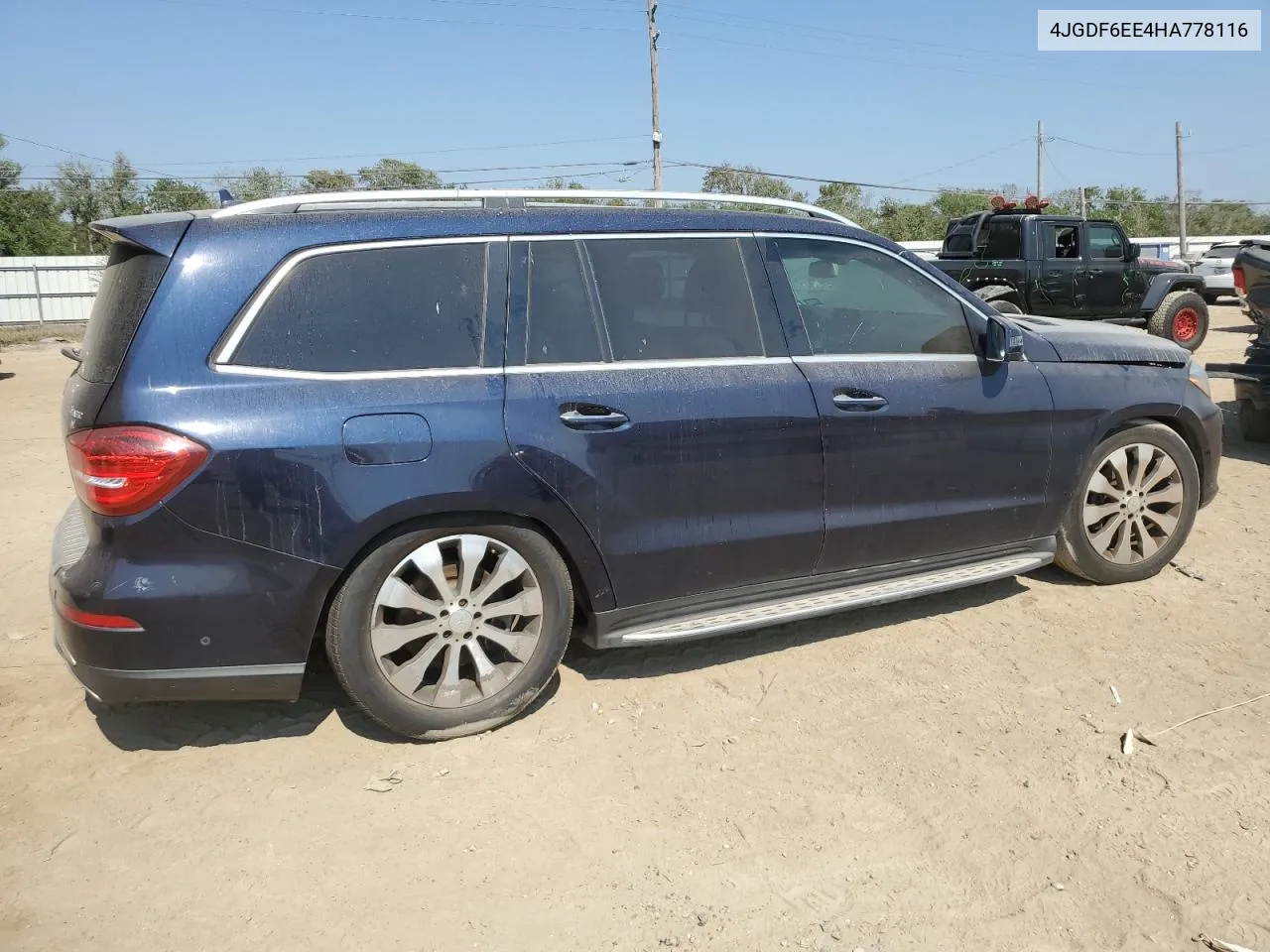 2017 Mercedes-Benz Gls 450 4Matic VIN: 4JGDF6EE4HA778116 Lot: 73311564