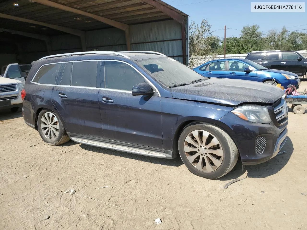 2017 Mercedes-Benz Gls 450 4Matic VIN: 4JGDF6EE4HA778116 Lot: 73311564