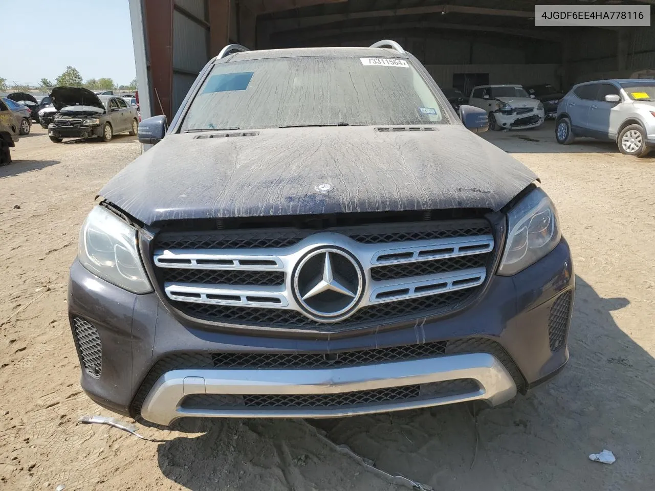 2017 Mercedes-Benz Gls 450 4Matic VIN: 4JGDF6EE4HA778116 Lot: 73311564