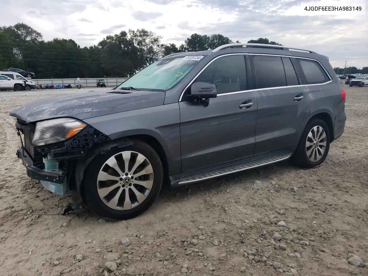 2017 Mercedes-Benz Gls 450 4Matic VIN: 4JGDF6EE3HA983149 Lot: 73326724