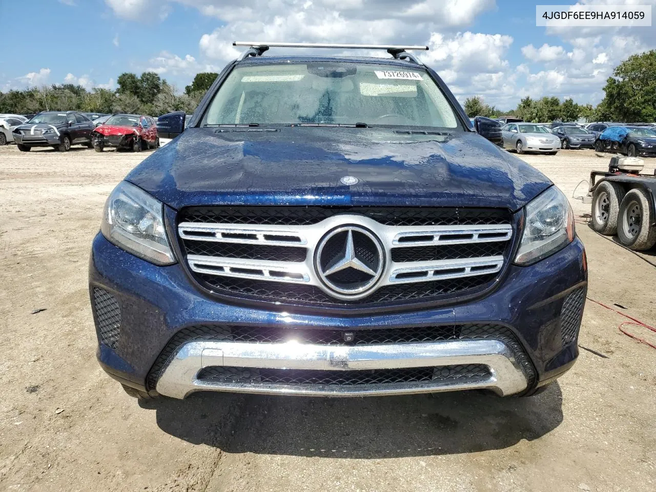 2017 Mercedes-Benz Gls 450 4Matic VIN: 4JGDF6EE9HA914059 Lot: 73726974