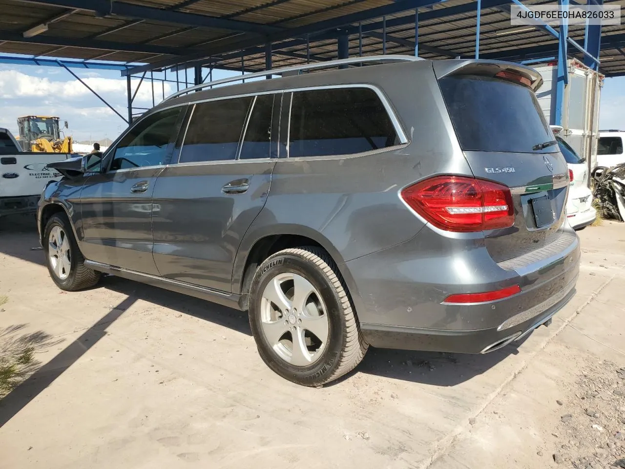 2017 Mercedes-Benz Gls 450 4Matic VIN: 4JGDF6EE0HA826033 Lot: 73876834