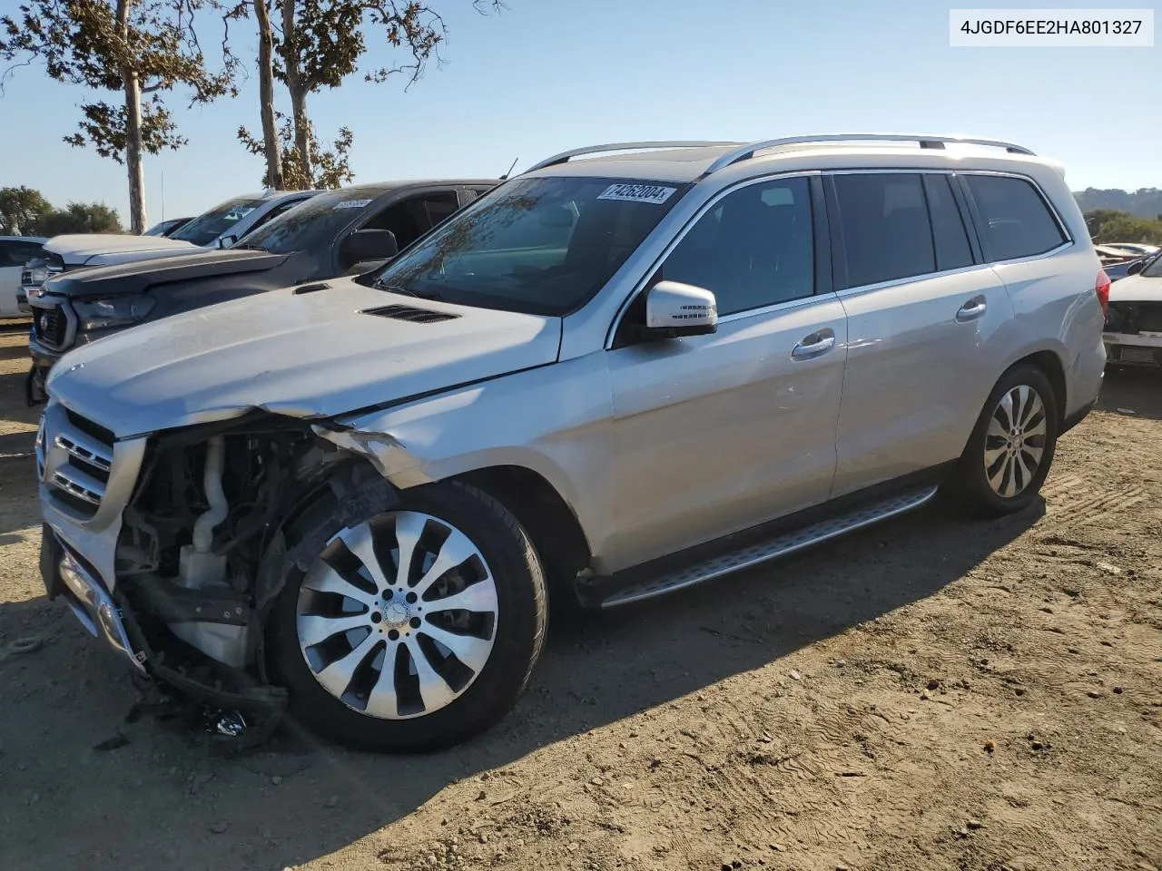 2017 Mercedes-Benz Gls 450 4Matic VIN: 4JGDF6EE2HA801327 Lot: 74262004