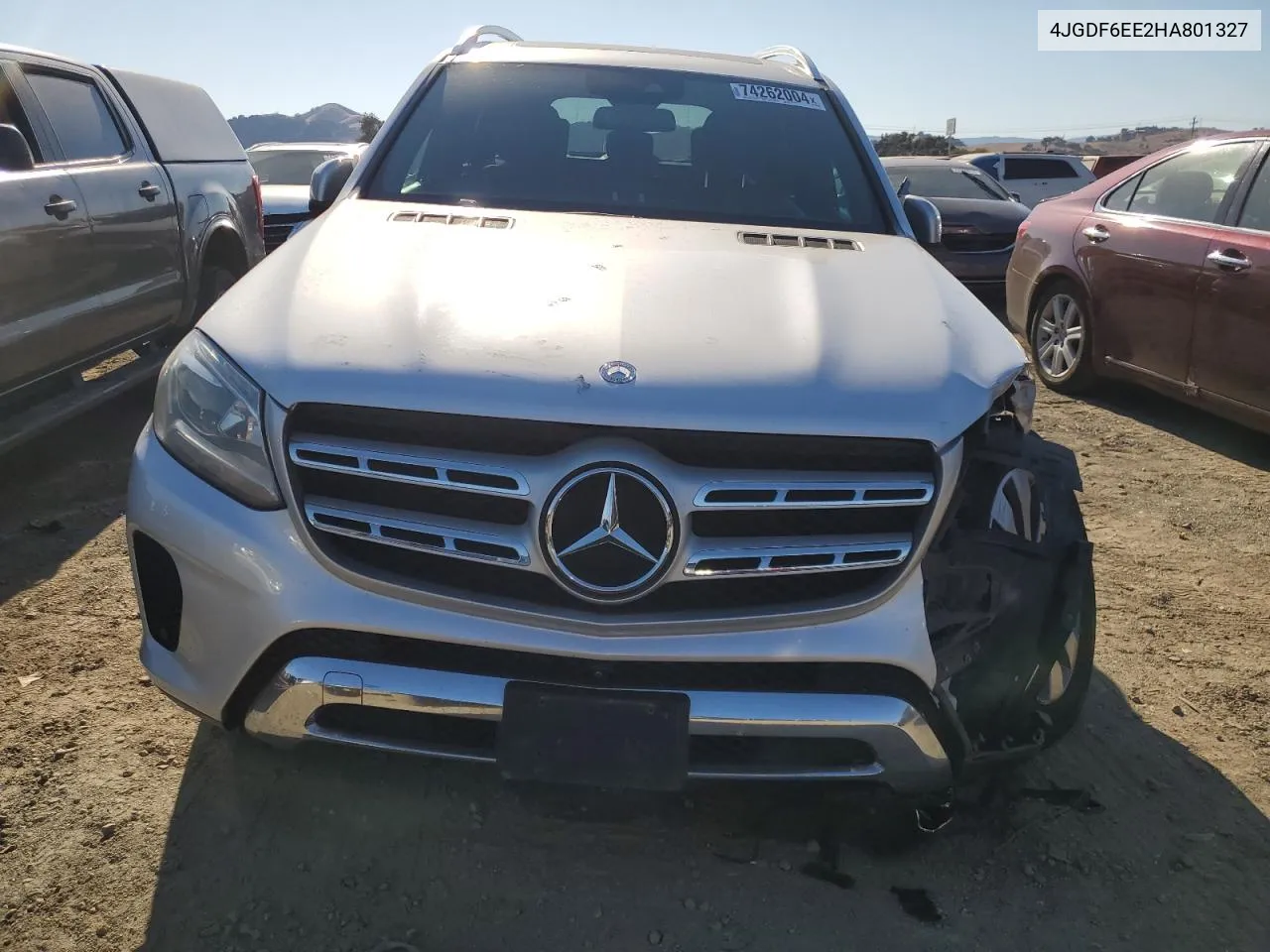 2017 Mercedes-Benz Gls 450 4Matic VIN: 4JGDF6EE2HA801327 Lot: 74262004