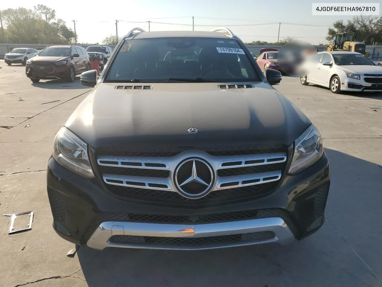 2017 Mercedes-Benz Gls 450 4Matic VIN: 4JGDF6EE1HA967810 Lot: 74799164