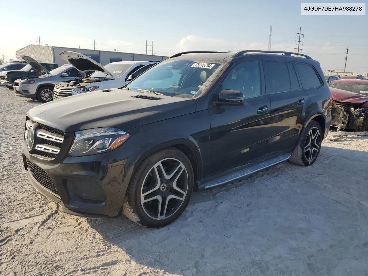 2017 Mercedes-Benz Gls 550 4Matic VIN: 4JGDF7DE7HA988278 Lot: 75296704