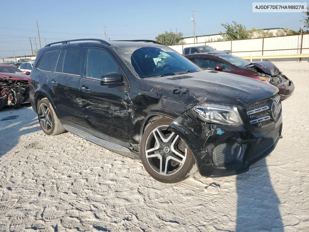 2017 Mercedes-Benz Gls 550 4Matic VIN: 4JGDF7DE7HA988278 Lot: 75296704