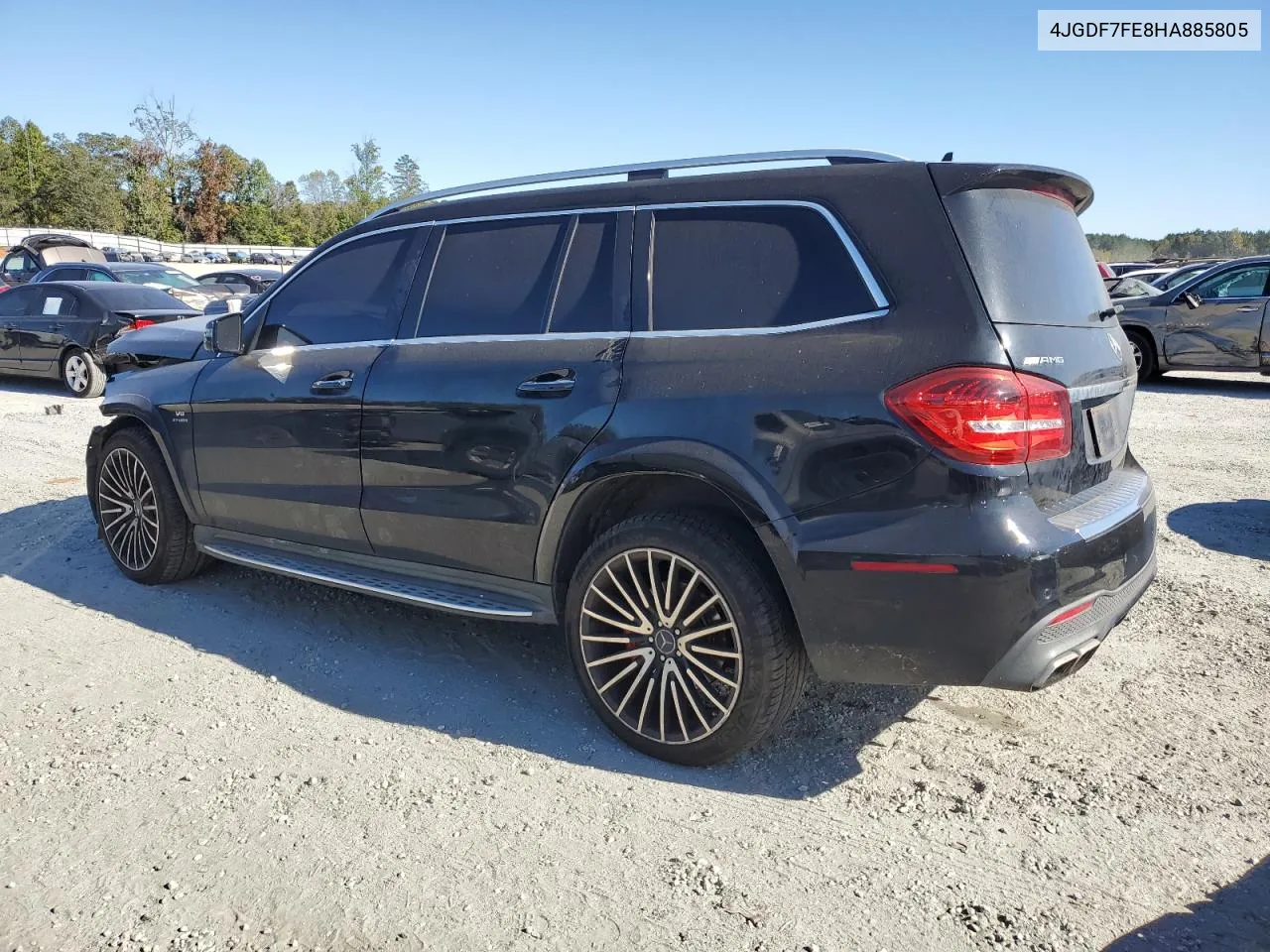 2017 Mercedes-Benz Gls 63 Amg 4Matic VIN: 4JGDF7FE8HA885805 Lot: 75594054