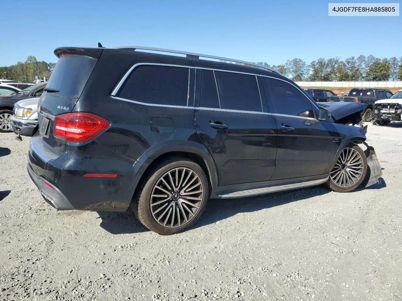 2017 Mercedes-Benz Gls 63 Amg 4Matic VIN: 4JGDF7FE8HA885805 Lot: 75594054