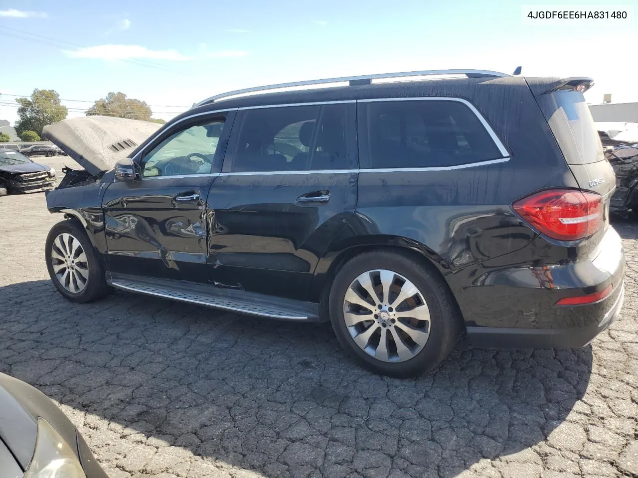 2017 Mercedes-Benz Gls 450 4Matic VIN: 4JGDF6EE6HA831480 Lot: 75685834