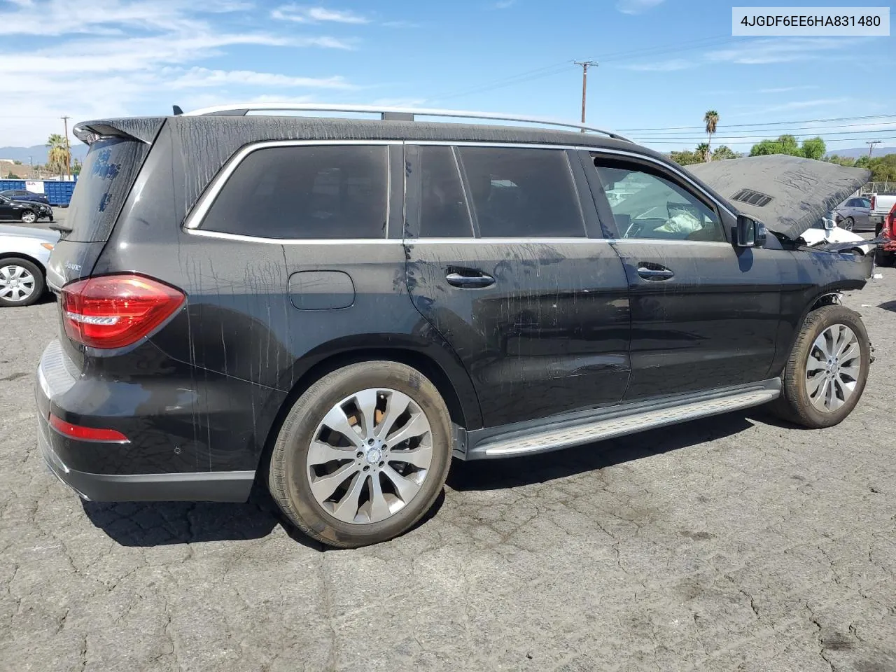 2017 Mercedes-Benz Gls 450 4Matic VIN: 4JGDF6EE6HA831480 Lot: 75685834