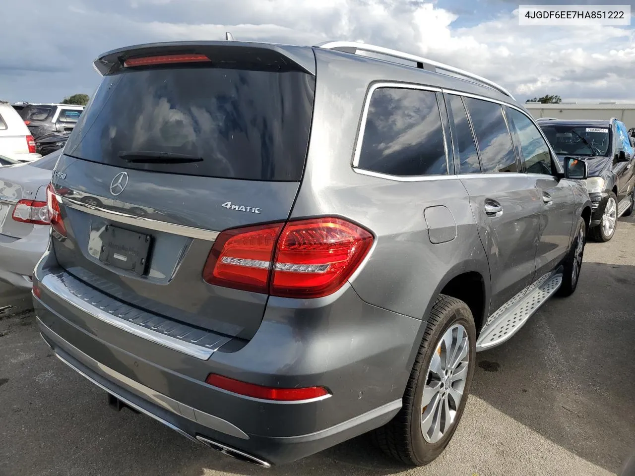 2017 Mercedes-Benz Gls 450 4Matic VIN: 4JGDF6EE7HA851222 Lot: 76035554