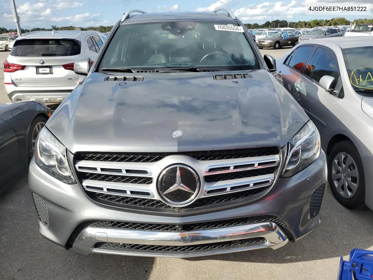 2017 Mercedes-Benz Gls 450 4Matic VIN: 4JGDF6EE7HA851222 Lot: 76035554