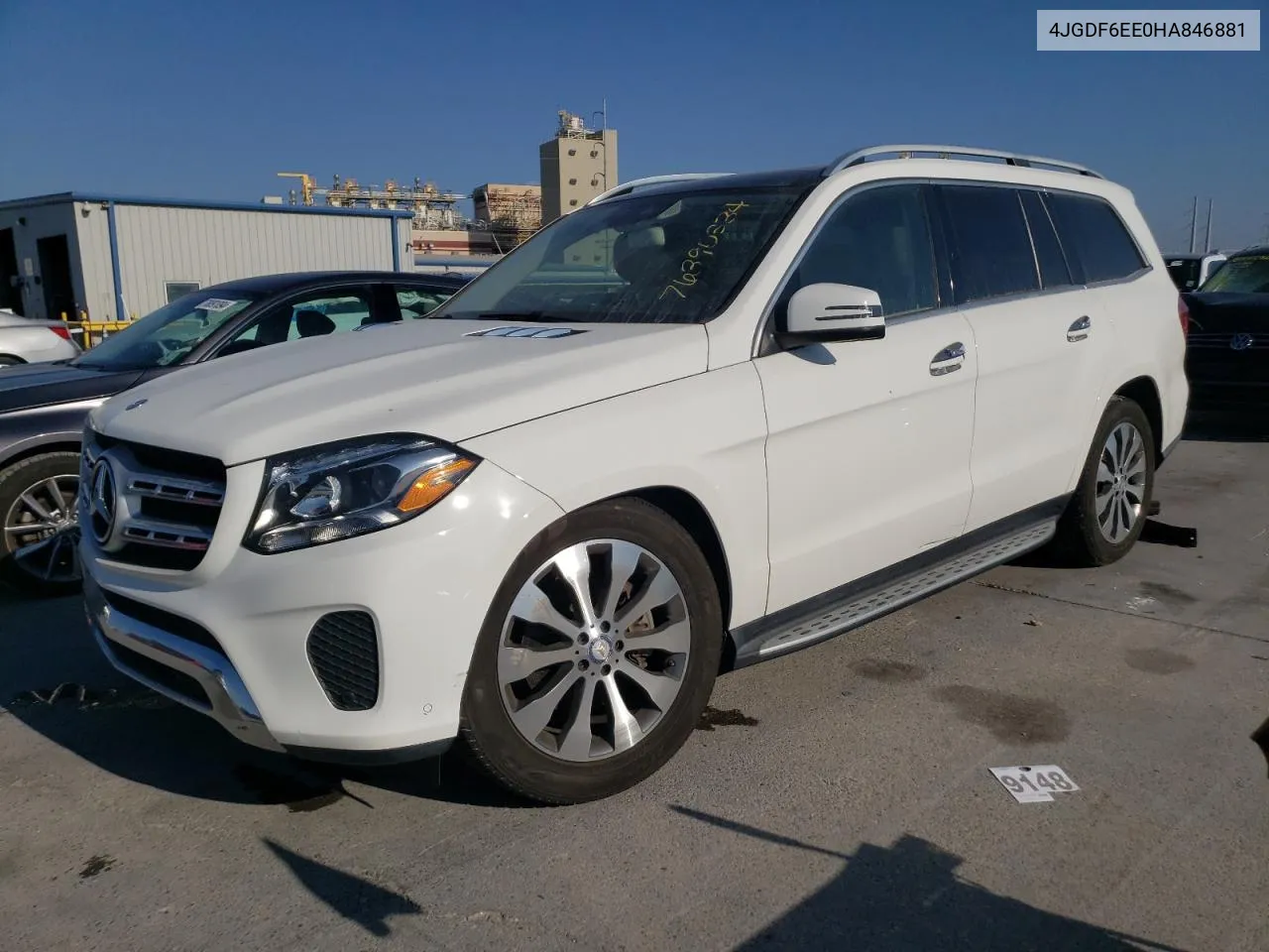 2017 Mercedes-Benz Gls 450 4Matic VIN: 4JGDF6EE0HA846881 Lot: 76390334