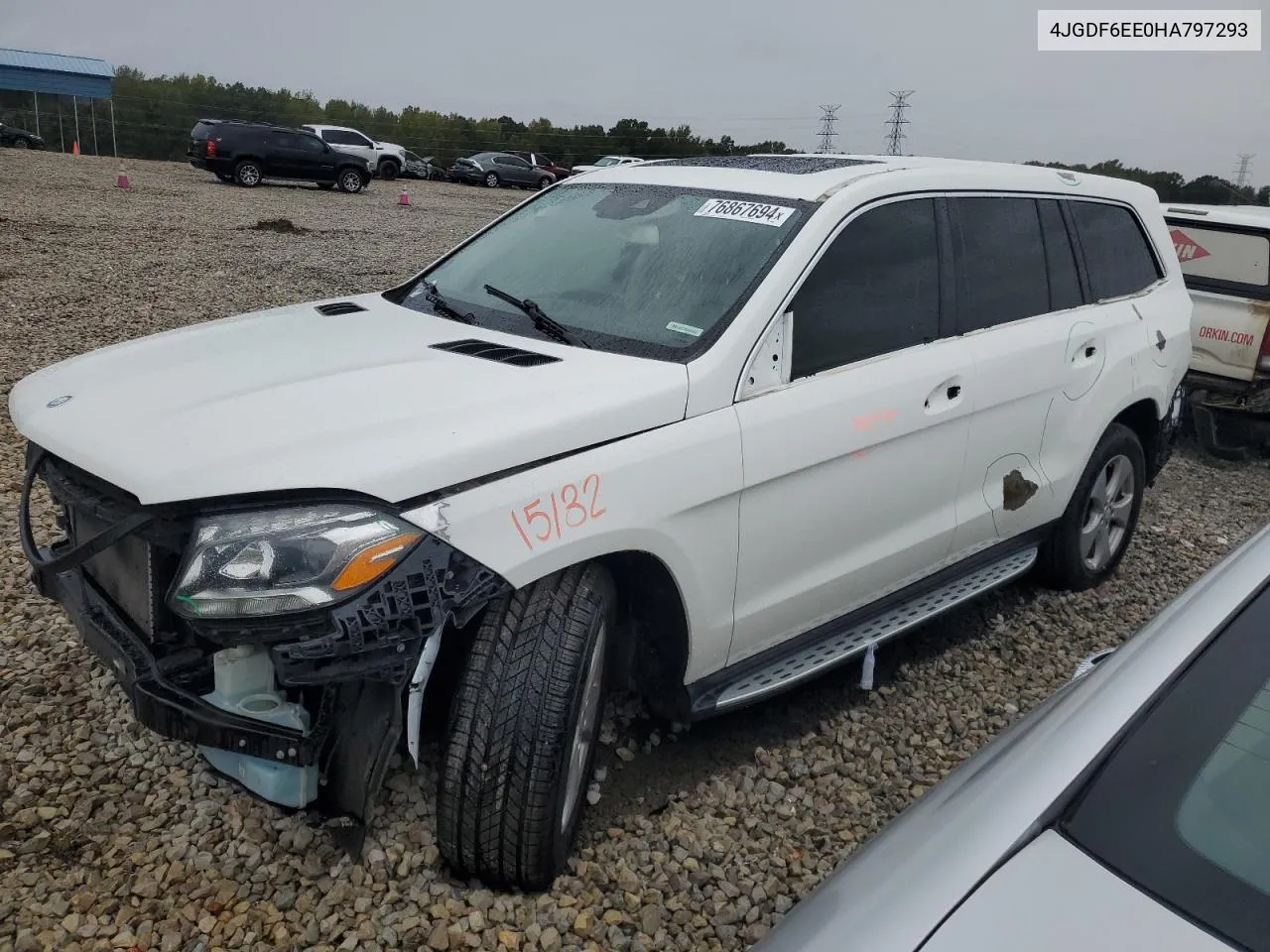 2017 Mercedes-Benz Gls 450 4Matic VIN: 4JGDF6EE0HA797293 Lot: 76867694