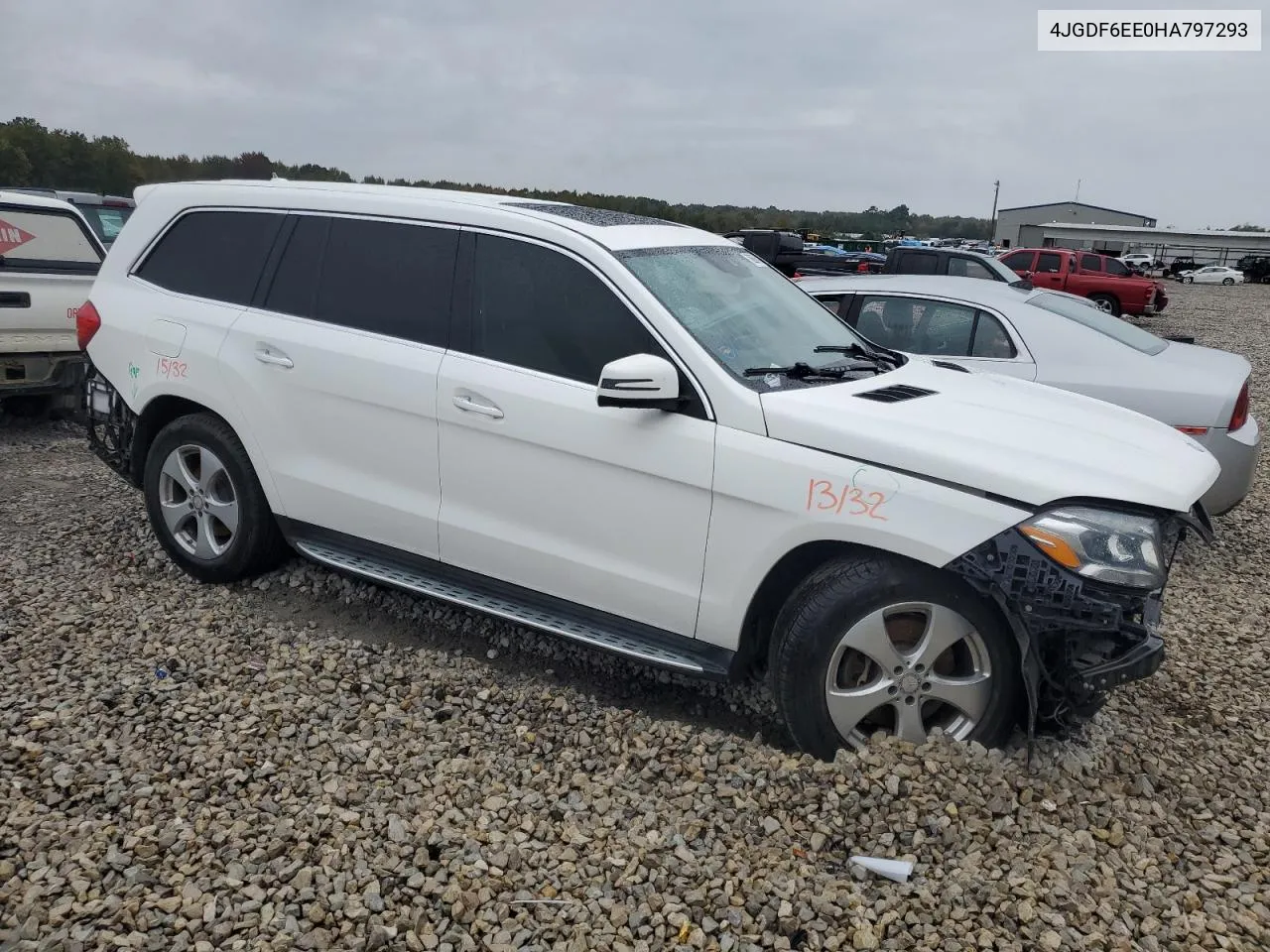 2017 Mercedes-Benz Gls 450 4Matic VIN: 4JGDF6EE0HA797293 Lot: 76867694