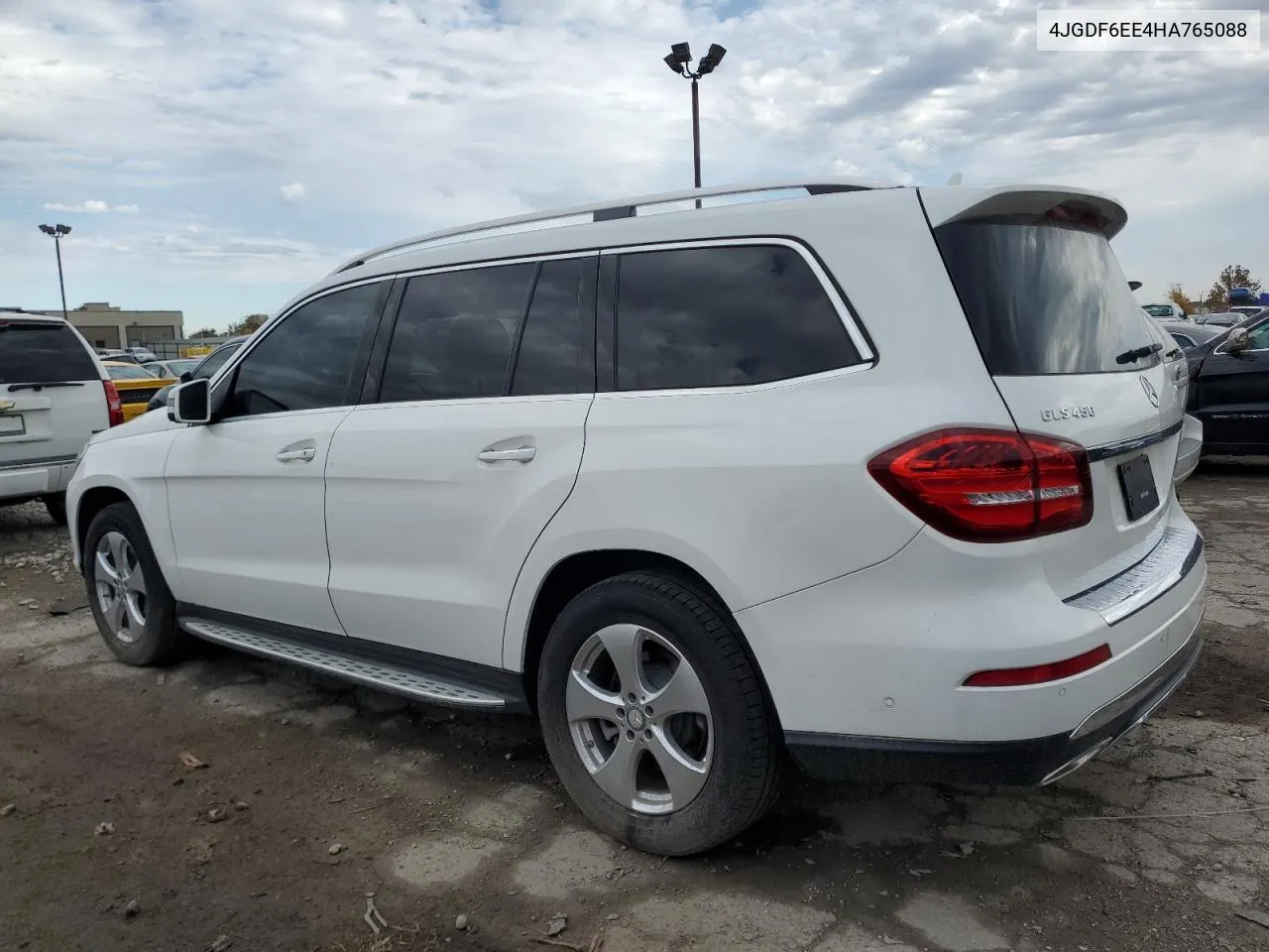 2017 Mercedes-Benz Gls 450 4Matic VIN: 4JGDF6EE4HA765088 Lot: 77609044