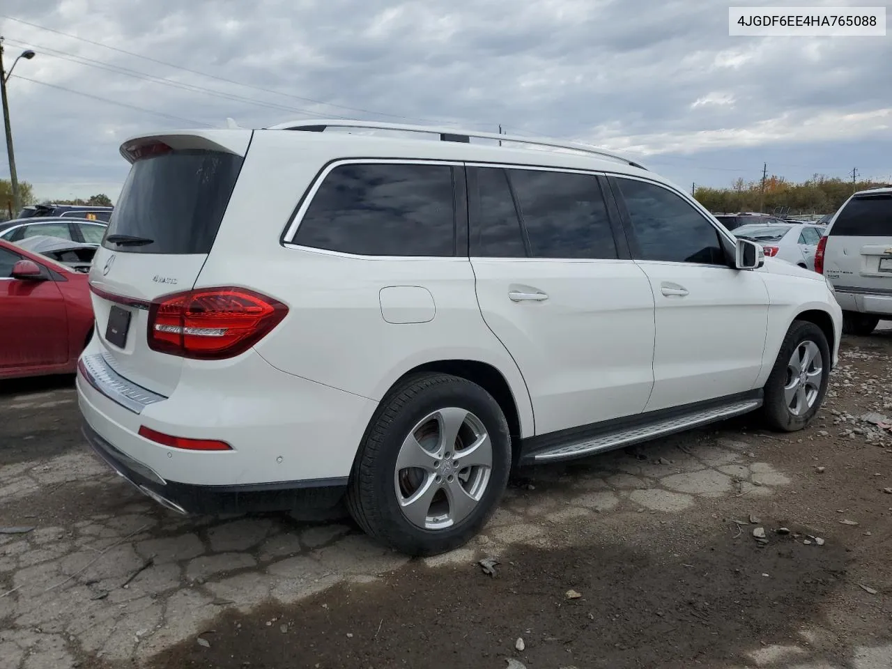 2017 Mercedes-Benz Gls 450 4Matic VIN: 4JGDF6EE4HA765088 Lot: 77609044