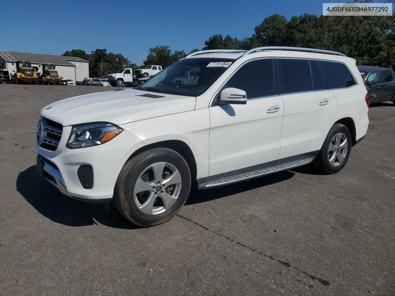 2017 Mercedes-Benz Gls 450 4Matic VIN: 4JGDF6EE0HA977292 Lot: 77781094