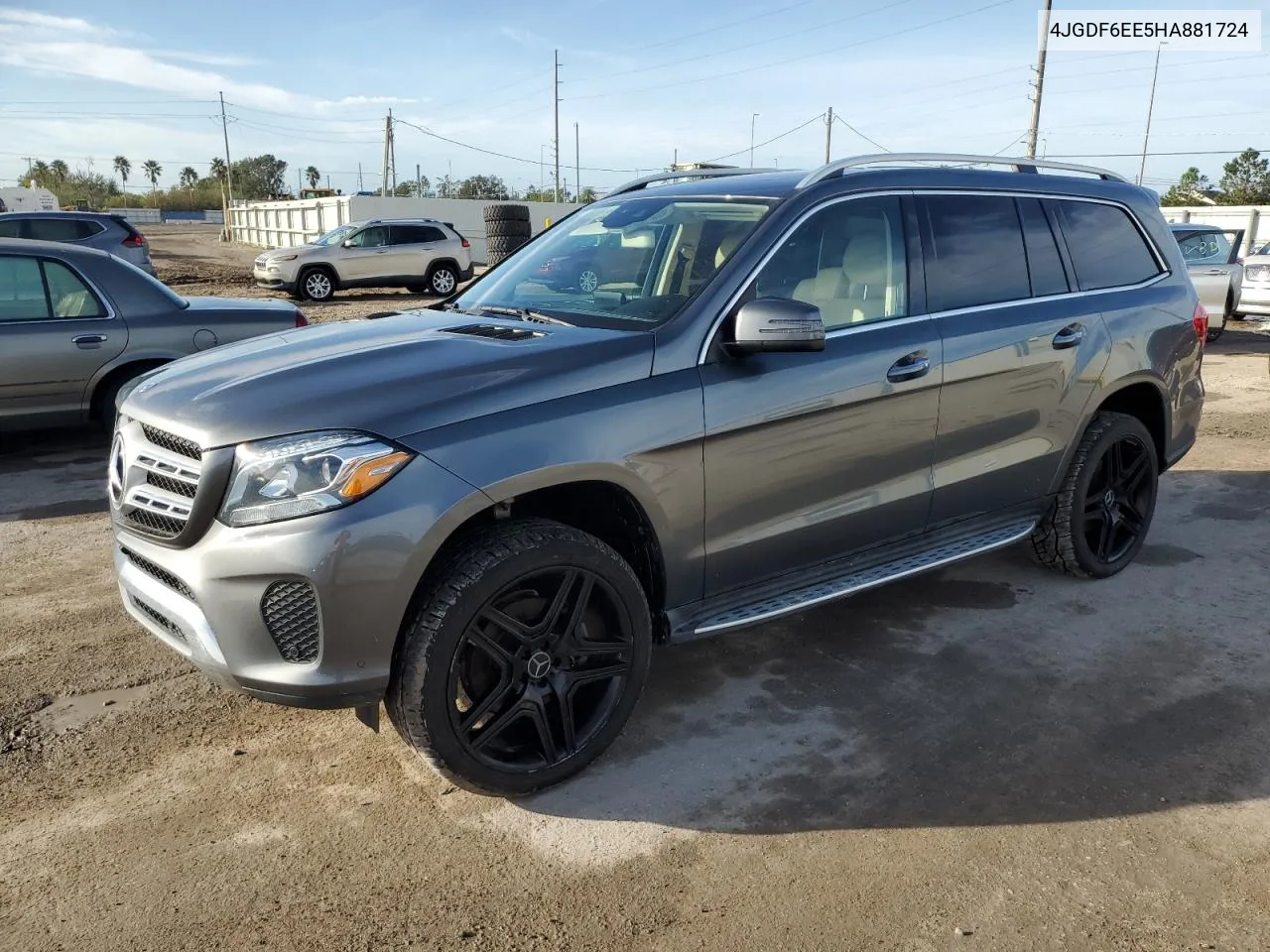 2017 Mercedes-Benz Gls 450 4Matic VIN: 4JGDF6EE5HA881724 Lot: 78030474