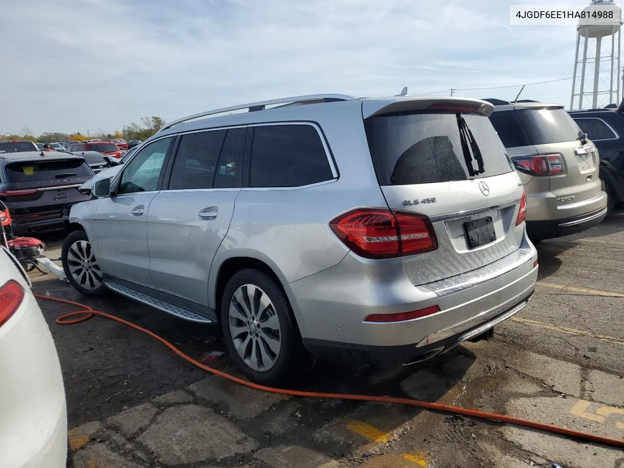 2017 Mercedes-Benz Gls 450 4Matic VIN: 4JGDF6EE1HA814988 Lot: 78154234