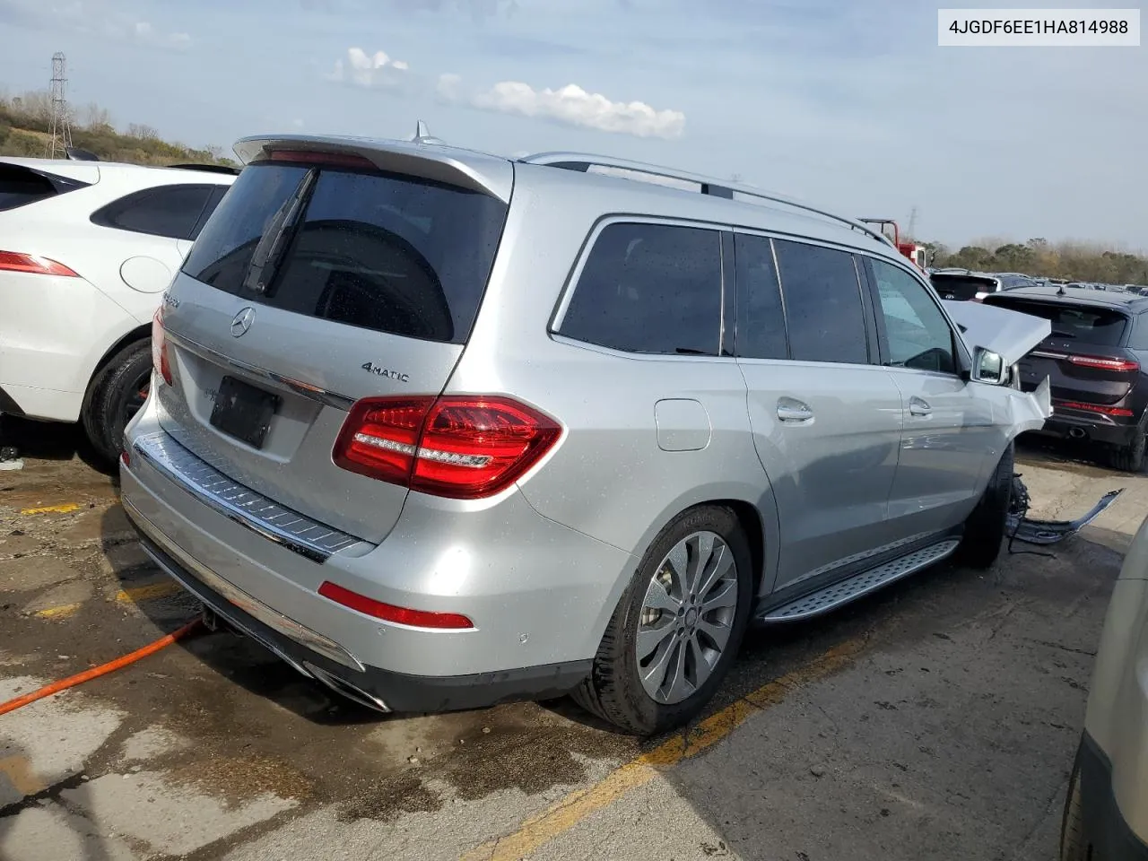 2017 Mercedes-Benz Gls 450 4Matic VIN: 4JGDF6EE1HA814988 Lot: 78154234