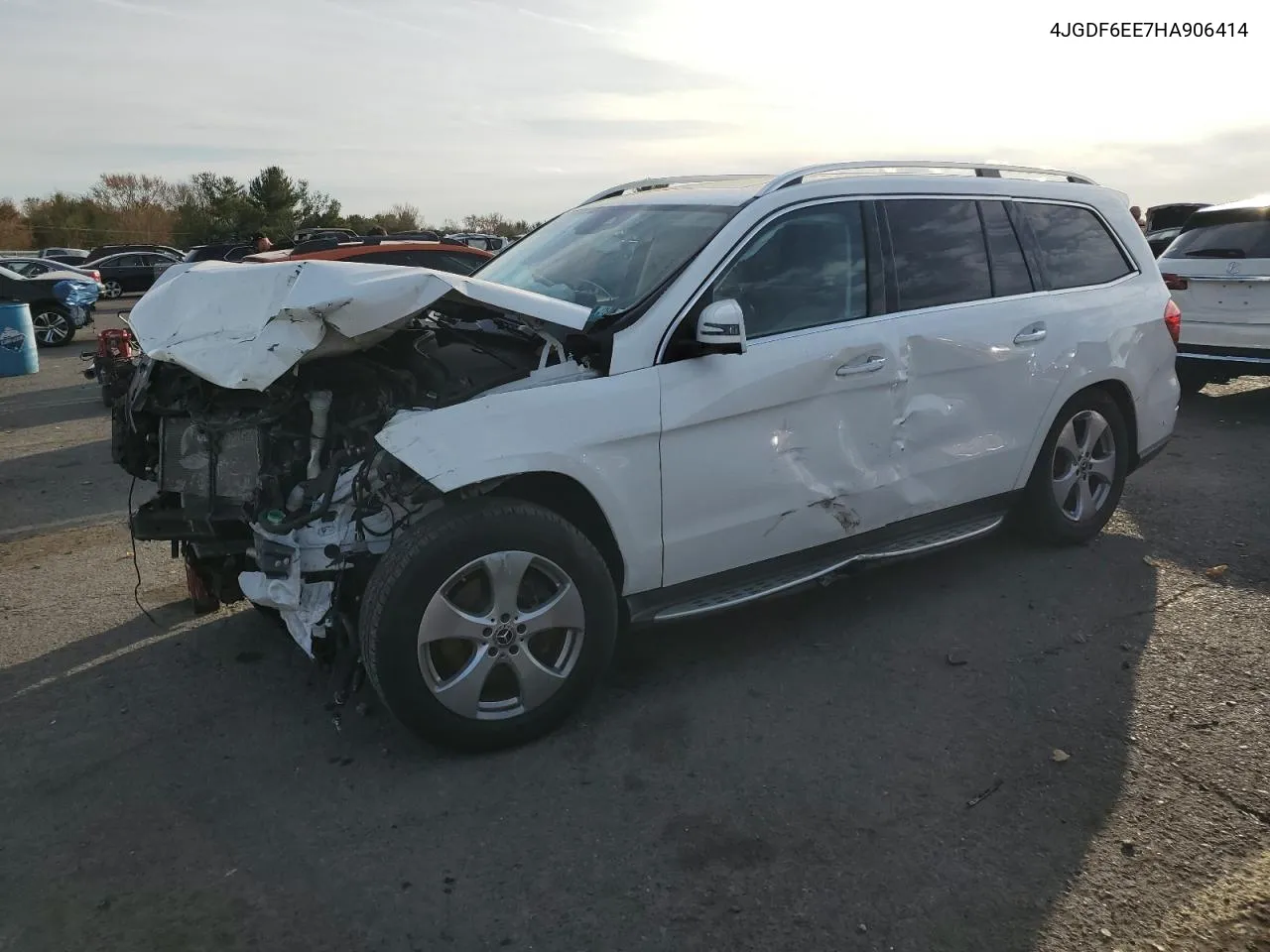 2017 Mercedes-Benz Gls 450 4Matic VIN: 4JGDF6EE7HA906414 Lot: 78699474