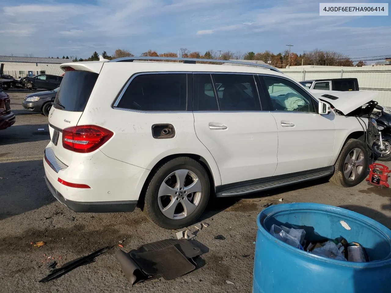 2017 Mercedes-Benz Gls 450 4Matic VIN: 4JGDF6EE7HA906414 Lot: 78699474