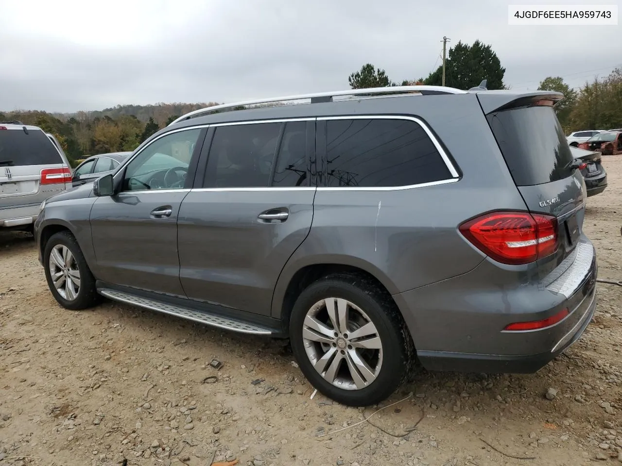 2017 Mercedes-Benz Gls 450 4Matic VIN: 4JGDF6EE5HA959743 Lot: 79418754