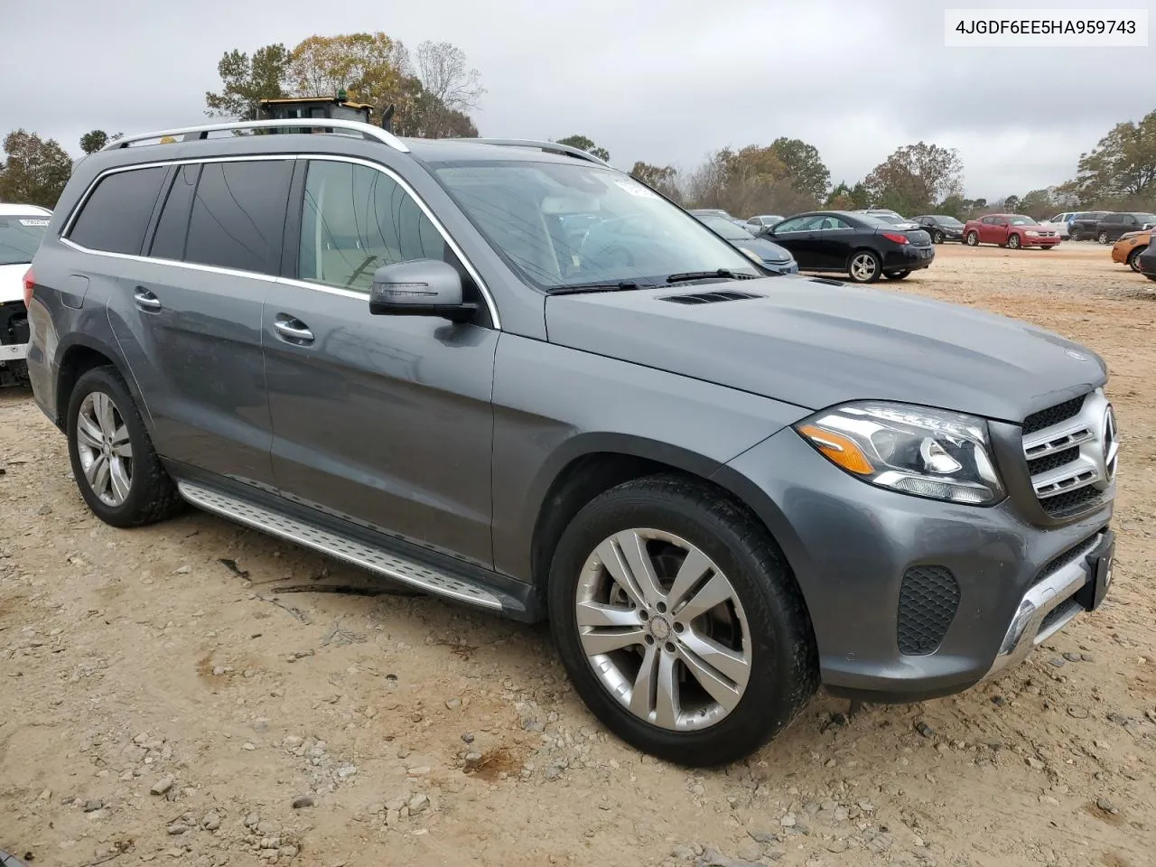 2017 Mercedes-Benz Gls 450 4Matic VIN: 4JGDF6EE5HA959743 Lot: 79418754