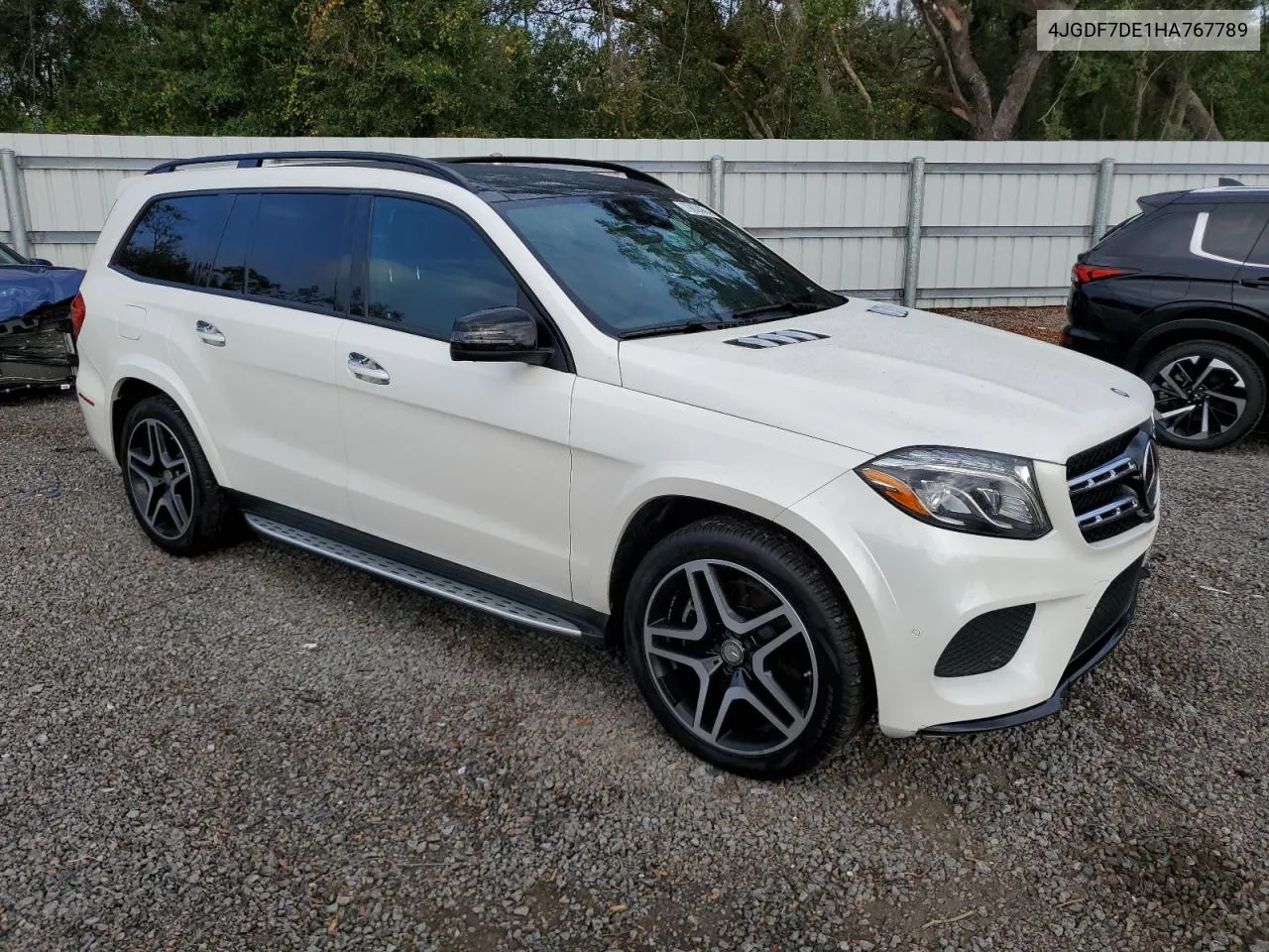 2017 Mercedes-Benz Gls 550 4Matic VIN: 4JGDF7DE1HA767789 Lot: 79624664