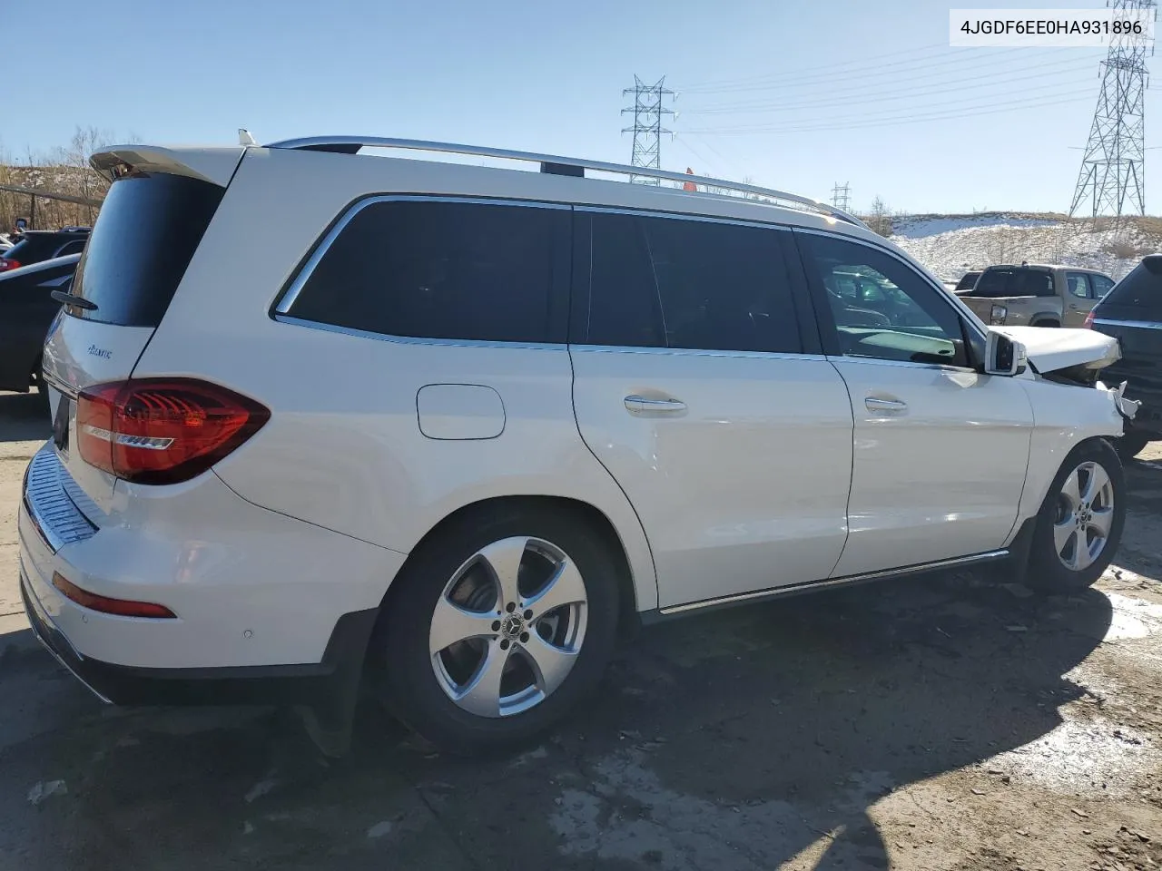 2017 Mercedes-Benz Gls 450 4Matic VIN: 4JGDF6EE0HA931896 Lot: 79886134