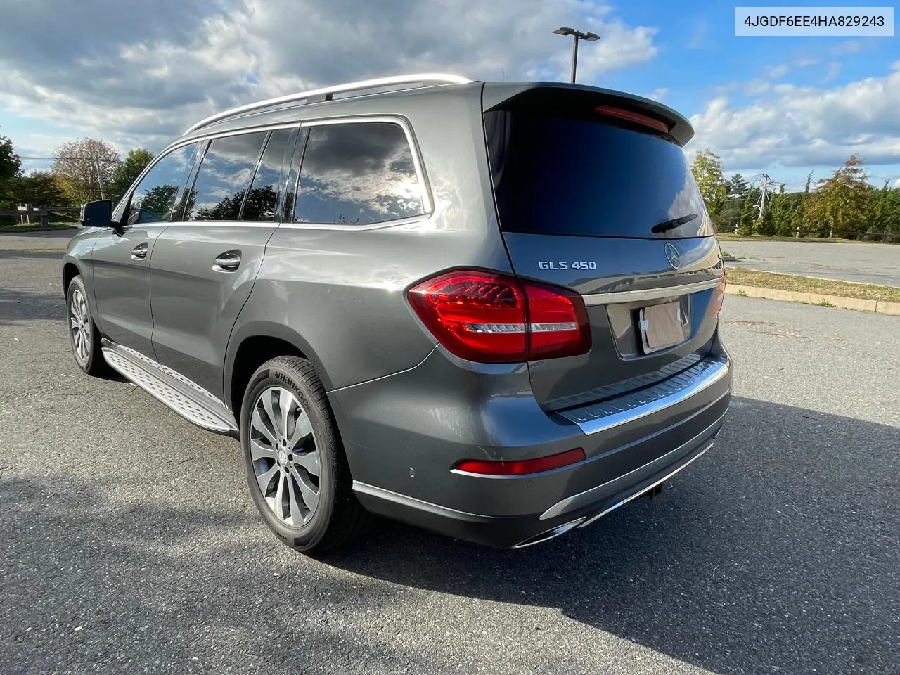 2017 Mercedes-Benz Gls 450 4Matic VIN: 4JGDF6EE4HA829243 Lot: 80482554