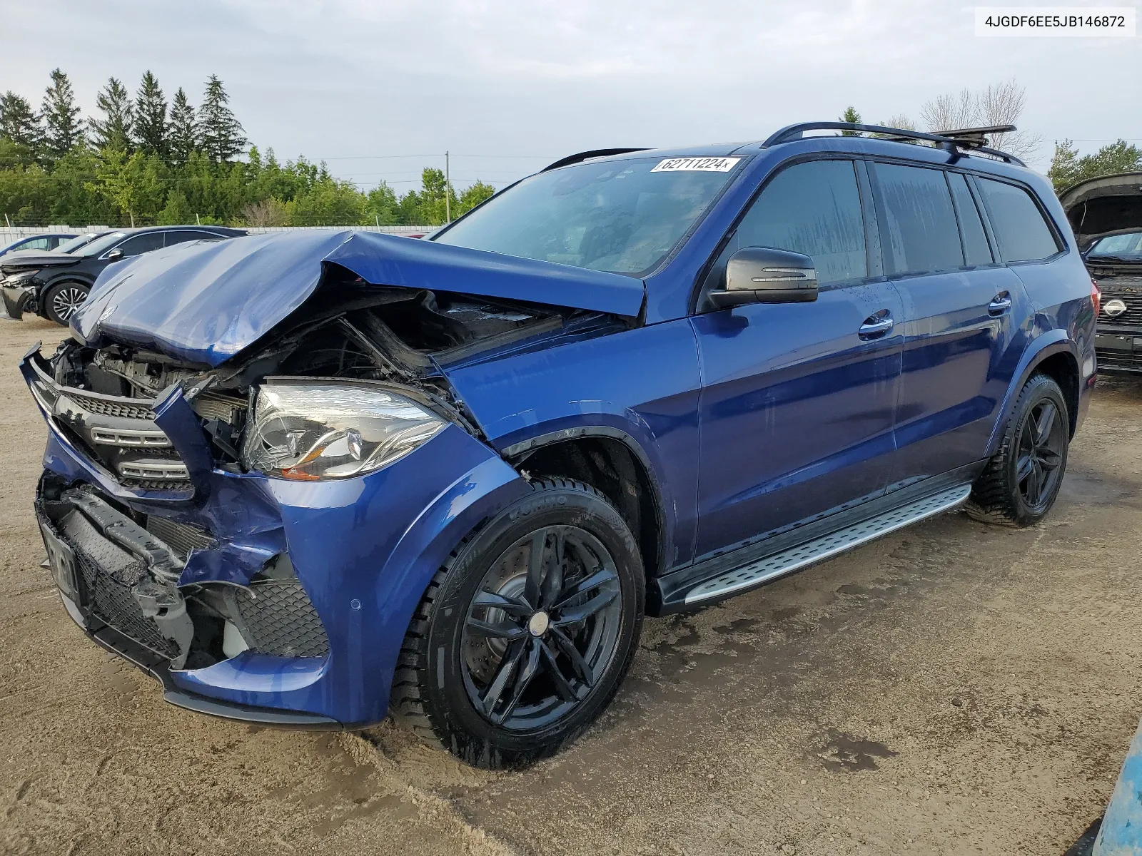 2018 Mercedes-Benz Gls 450 4Matic VIN: 4JGDF6EE5JB146872 Lot: 62711224